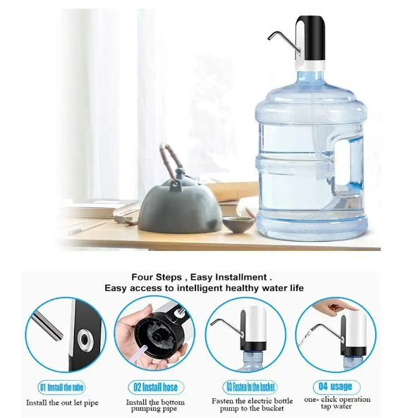 Distributeur d'eau potable automatique rechargeable par USB