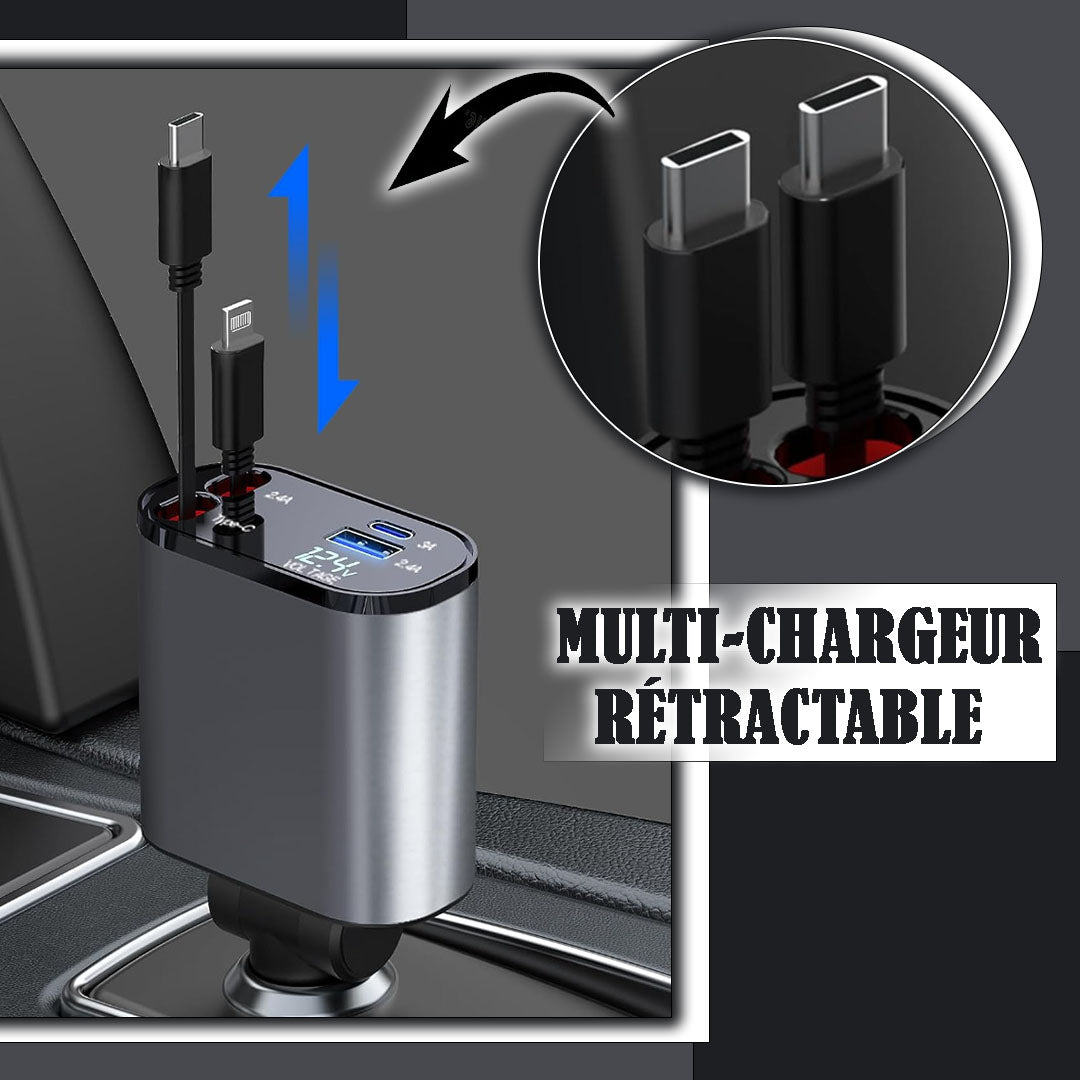 CHARGEUR RÉTRACTABLE | TURBOCHARGE